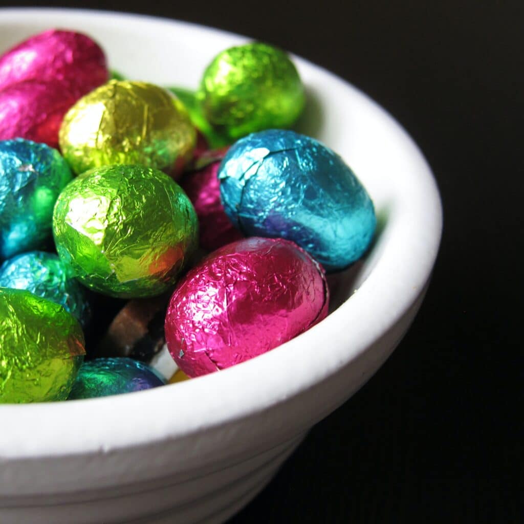 mini easter eggs